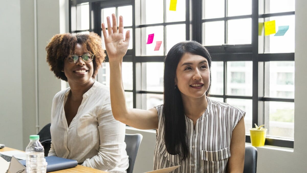 What are questions anyway? An image of two women asking a question | Xseed Lead