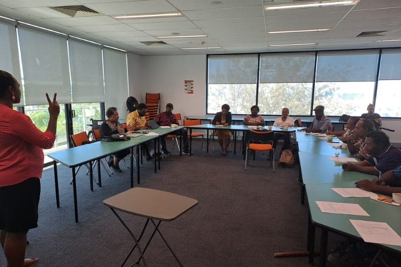 A group training session showcasing Xseed Lead's Contract and Grant Management development package in action.